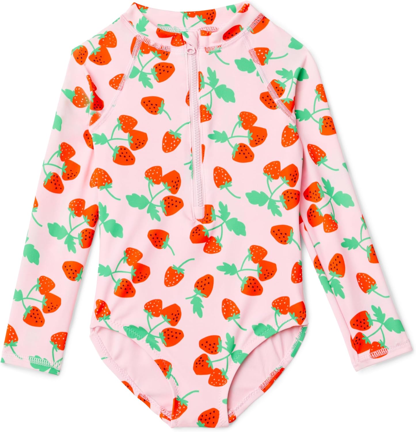 Thumbnail 5 de Amazon Essentials Girls & Toddlers Rash Guard One-Piece Swimsuit (Long Sleeve, Quick-Dry Stretch)