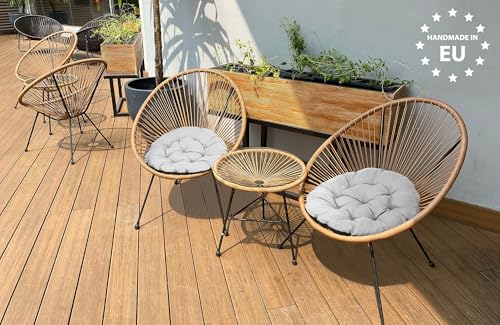 Thumbnail 4 de Cojín Redondo Jardin para Silla Colgante Gris ☀