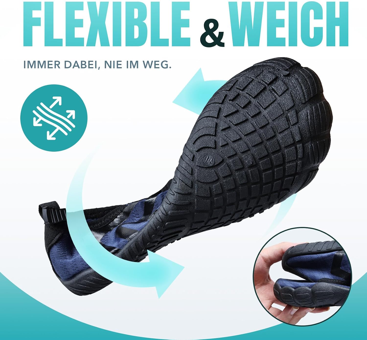 Thumbnail 4 de Torotto Barfußschuhe Fitnessschuhe „Zero-Drop“ – atmungsaktiv, schnell trocknend, Knit für Herren & Damen