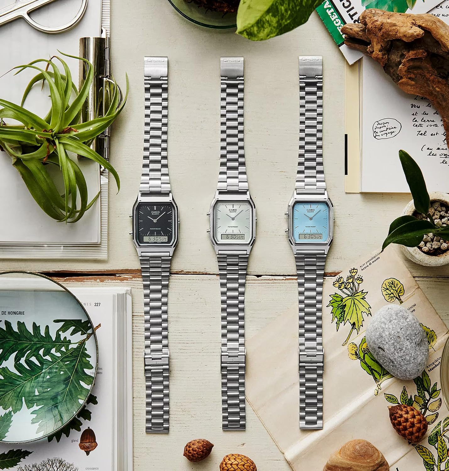 Detalle 2 de Casio Reloj Vintage AQ-230A-2A1MQYES Mujer Acero