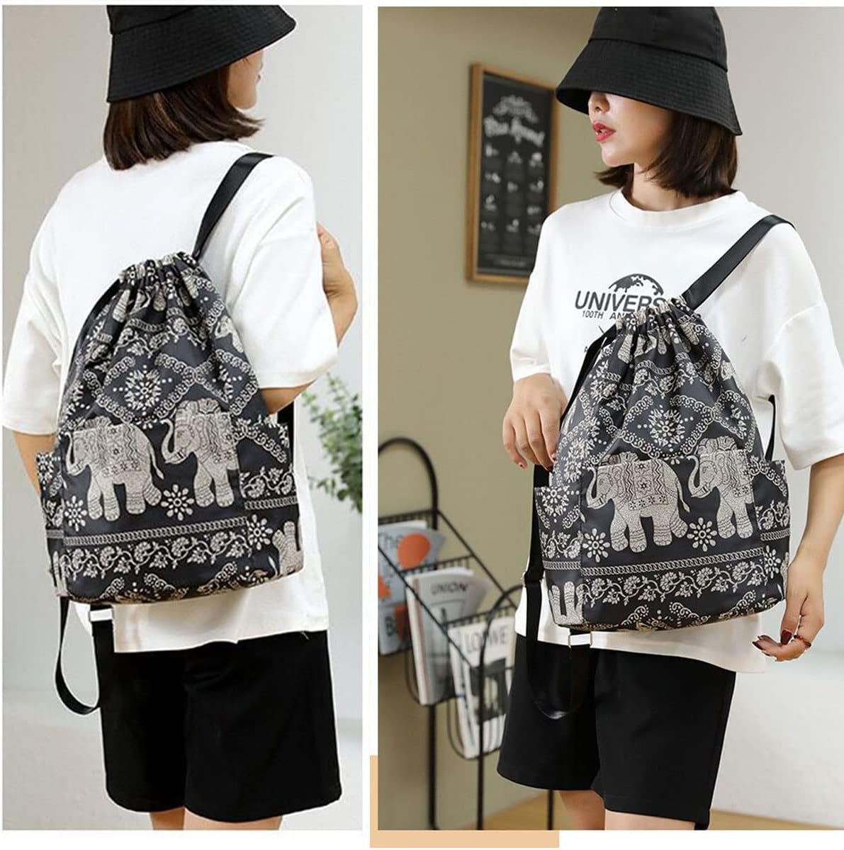 Thumbnail 6 de Veyarien Drawstring Gym Bags – Waterproof, Large Capacity Draw String Bags for Everyone