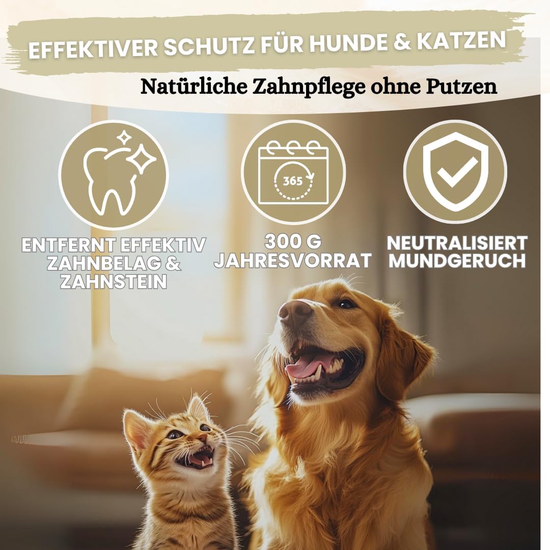 Detalle de Zahnpflege Pulver für Hunde 300 g