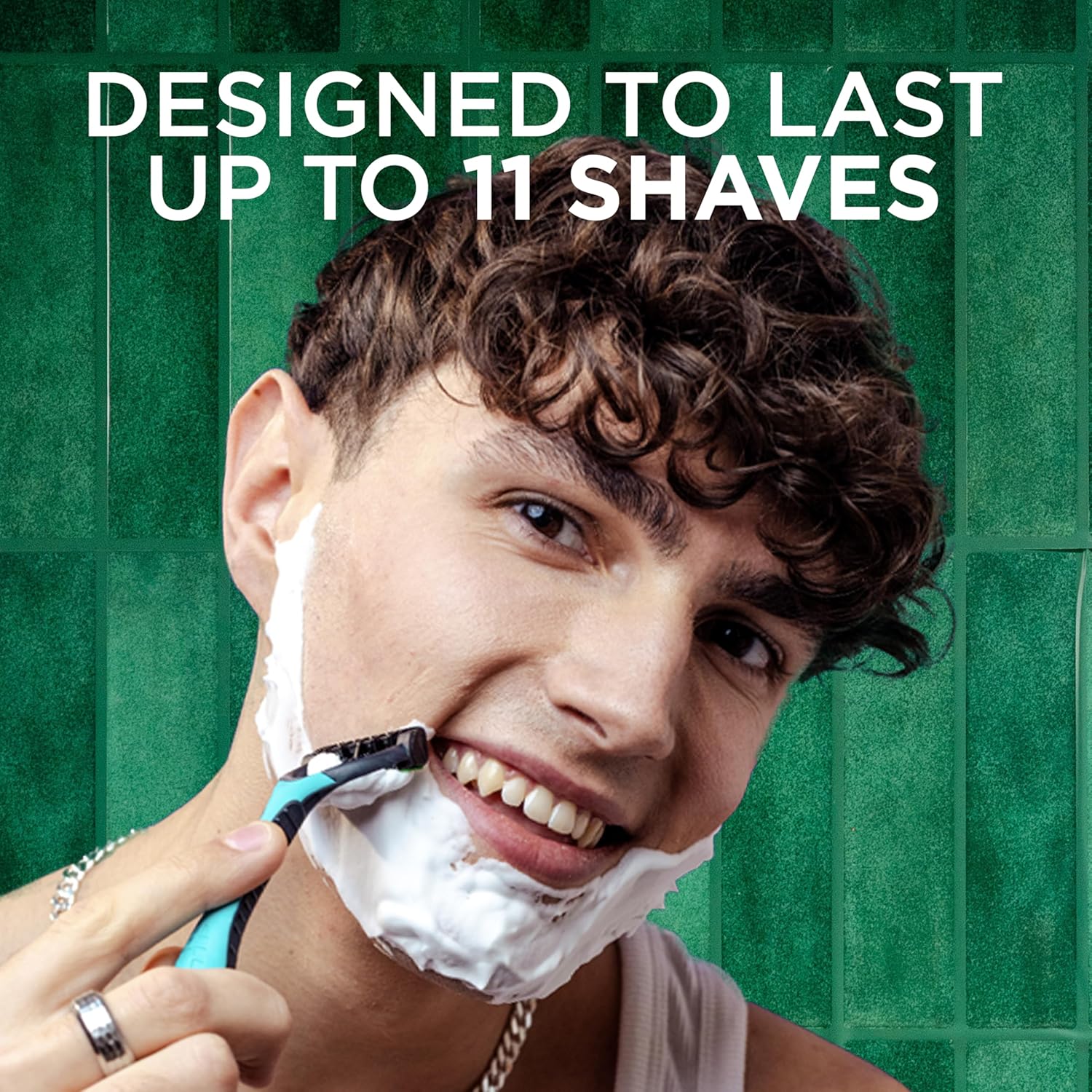 Detalle de Wilkinson Sword Xtreme 3 Sensitive Men’s Disposable Razors – 8 Pack