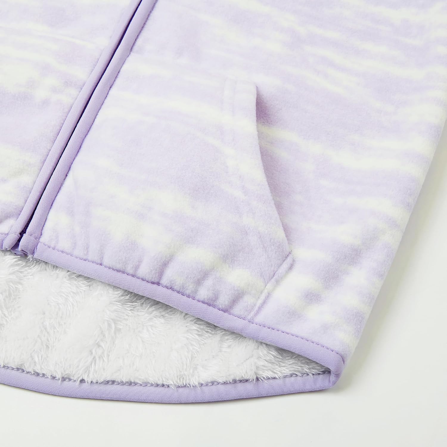 Detalle 1 de EIGIOO Kids Polar Fleece Jacket, Hooded Full-Zip with Sherpa Lining