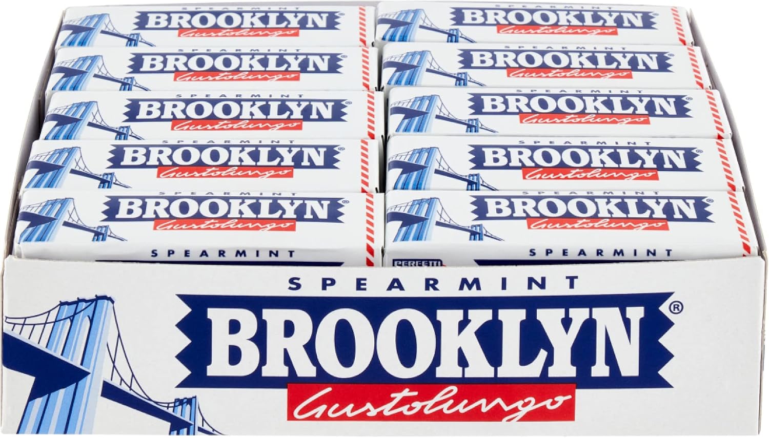 Detalle de Brooklyn Chewing Gum Spearmint 20 stick da 9