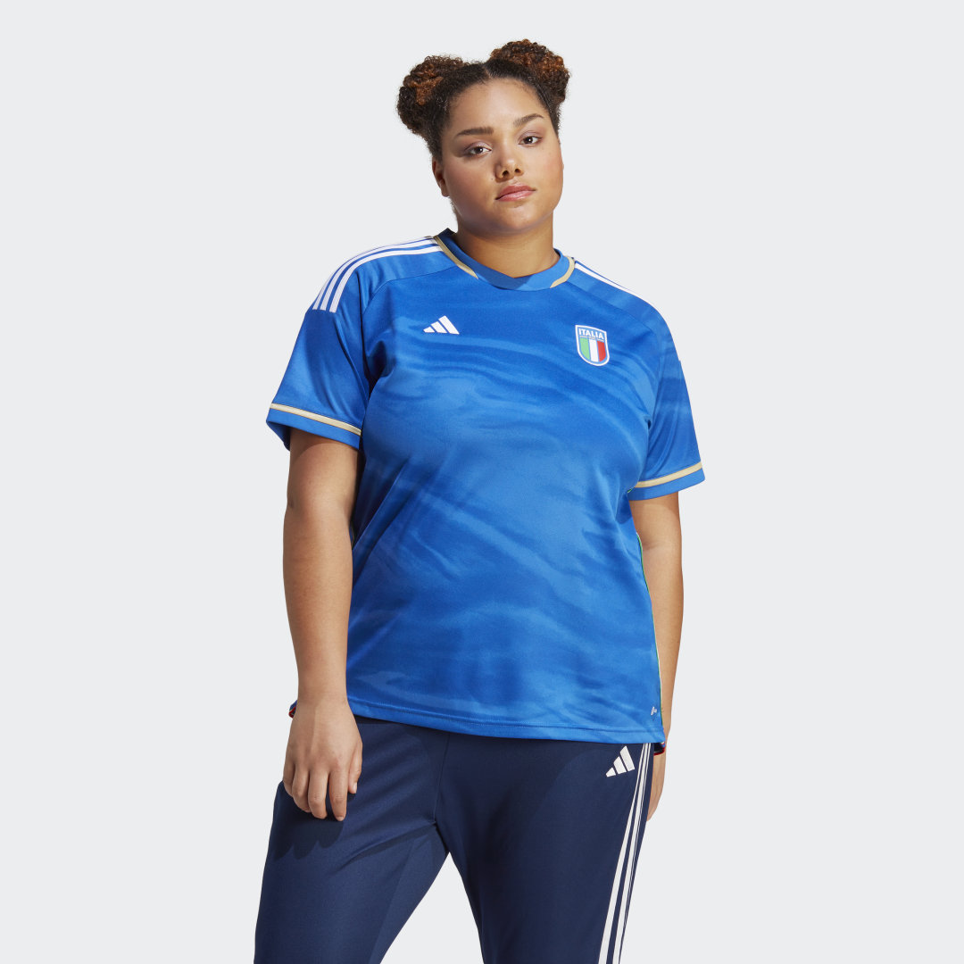 Detalle de Camiseta primera equipación selección femenina Italia 23 (Tallas grandes) – Adidas