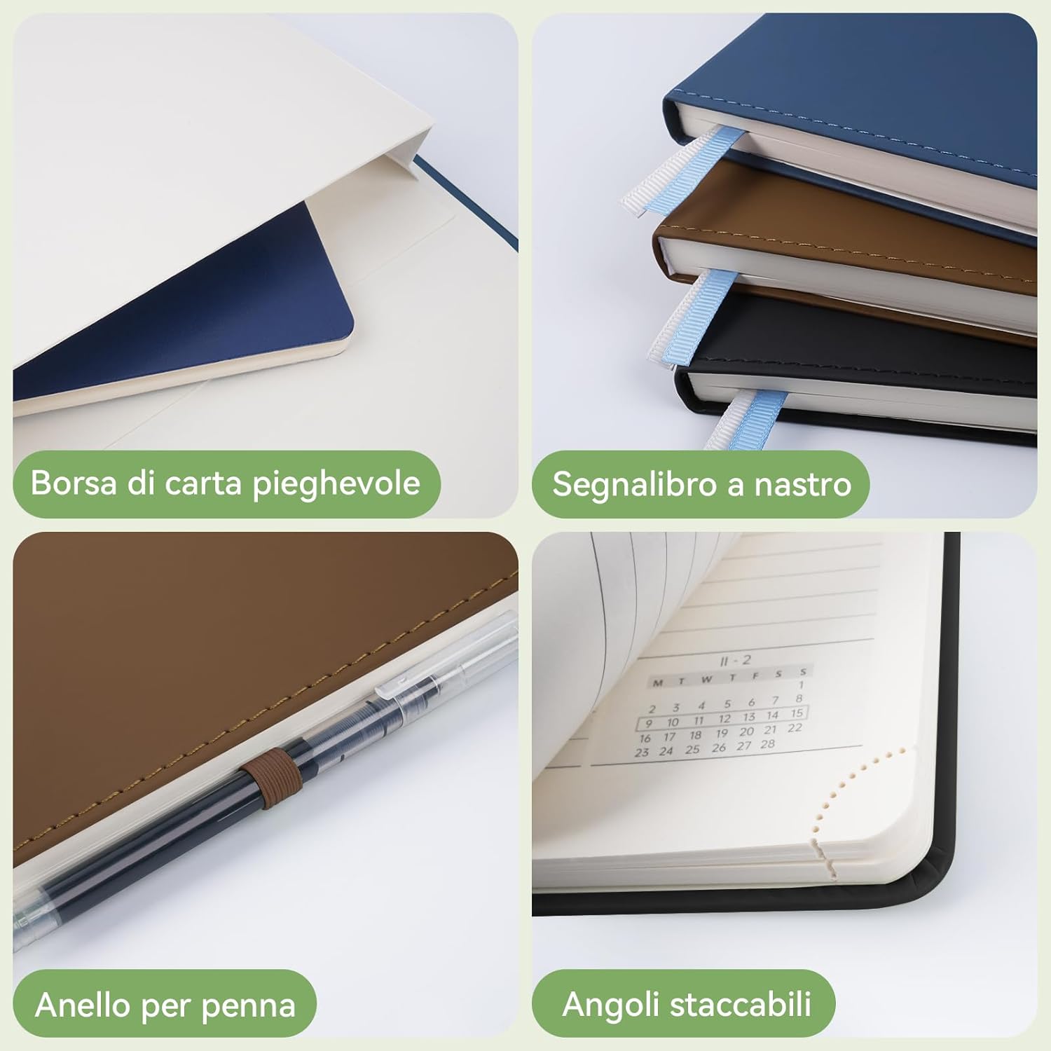 Thumbnail 5 de FEKSINO Agenda 2026 Settimanale Verticale A5 21,3x14,6 cm 📖