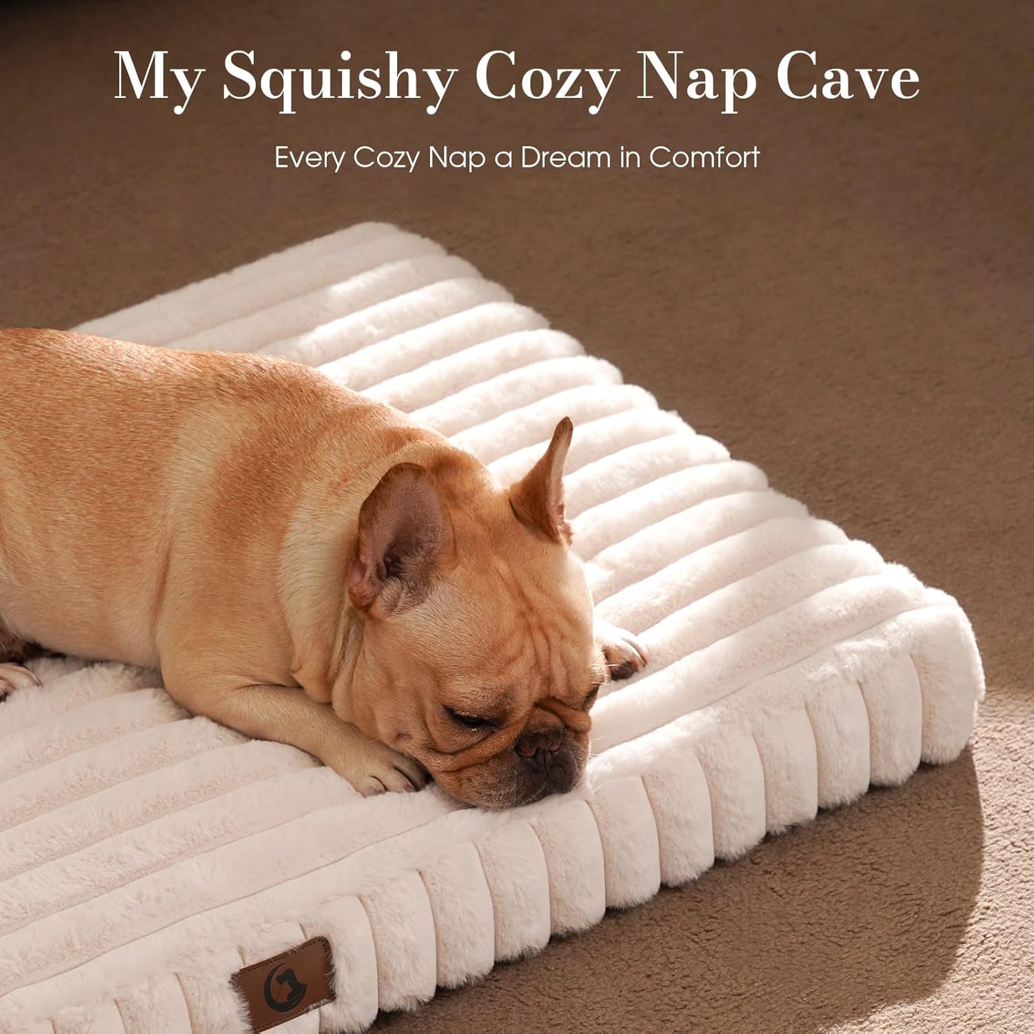 Detalle 2 de Cozila Extra Large Orthopedic Dog Crate Bed, 41 x 27 x 4 in, Waterproof Liner