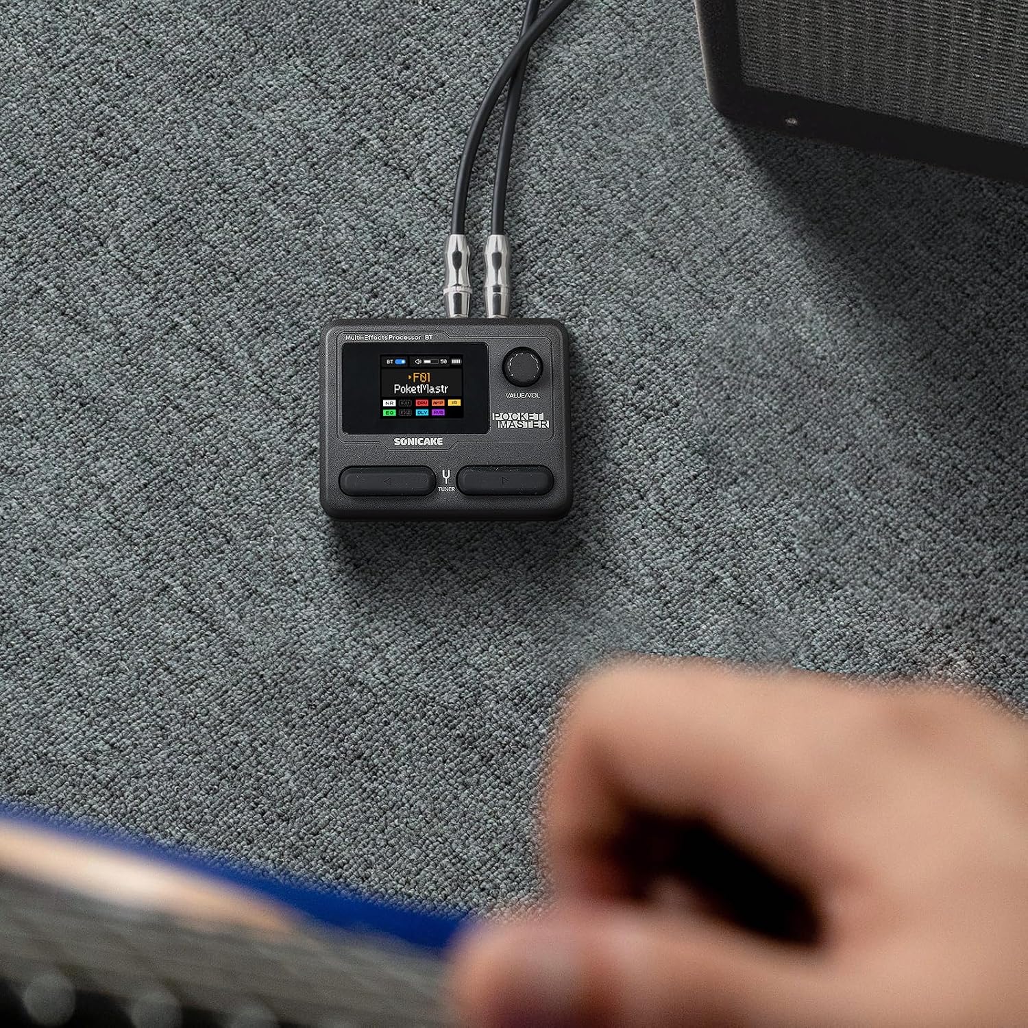 Thumbnail 6 de SONICAKE Pocket Master guitar & bass amp modelling multi-effects with IR cab simulation and stereo USB audio