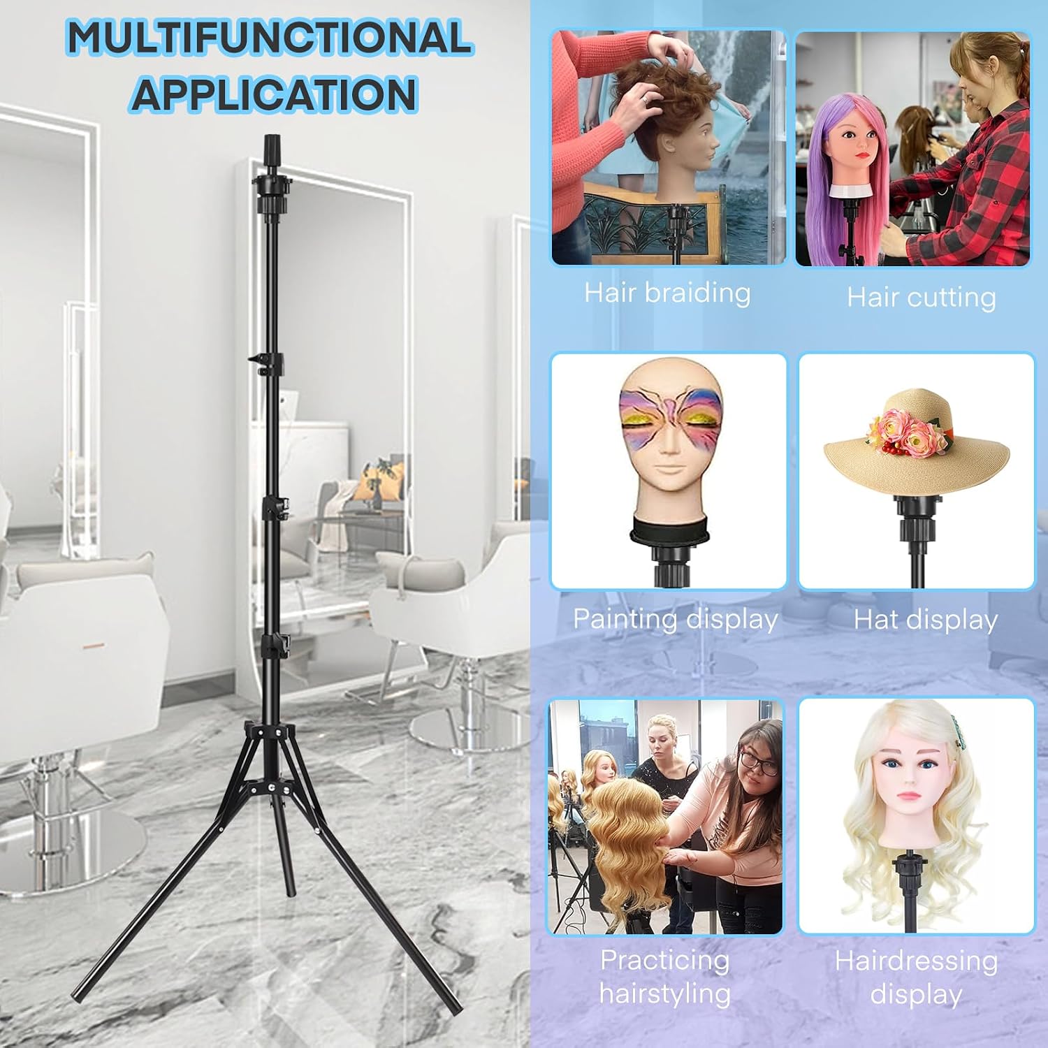 Thumbnail 6 de Fernlandia Mannequin Head Stand 20-63in