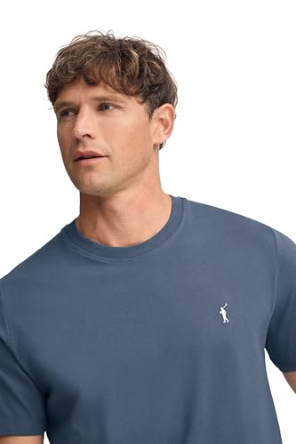 Thumbnail 1 de Polo Club Camiseta básica Azul Denim de algodón con Logo Rigby Go para Hombre