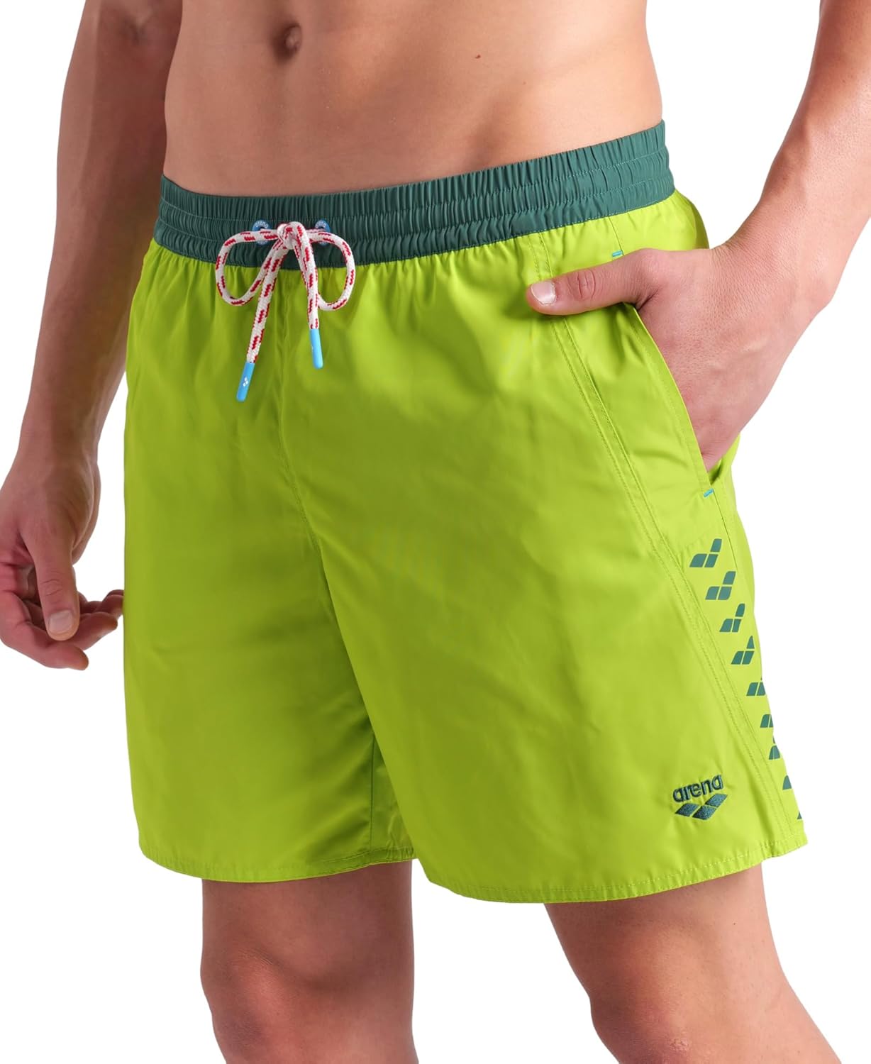 Thumbnail 5 de Arena Men’s Team Stripe Beach Boxer : short de plage homme à séchage rapide
