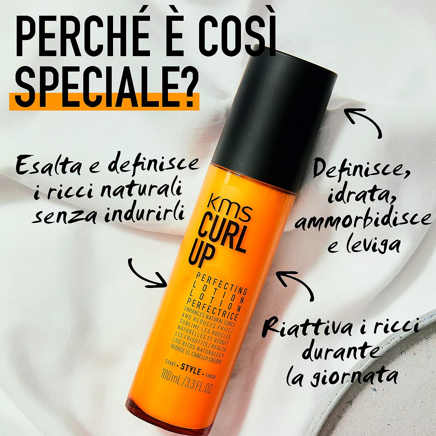 Thumbnail 1 de Kms California CurlUp Perfecting Lotion 100ml — soin boucles léger et efficace