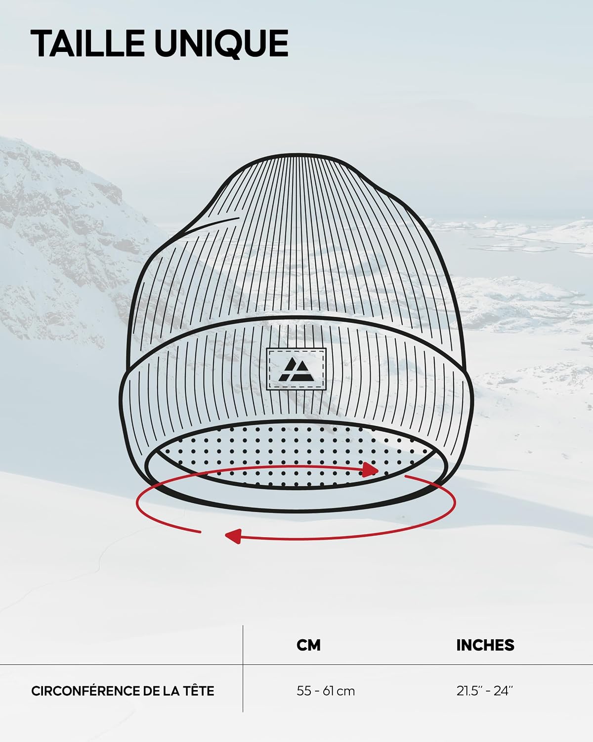 Thumbnail 4 de Bonnet de pêcheur recyclé Doublure polaire 55‑61 cm