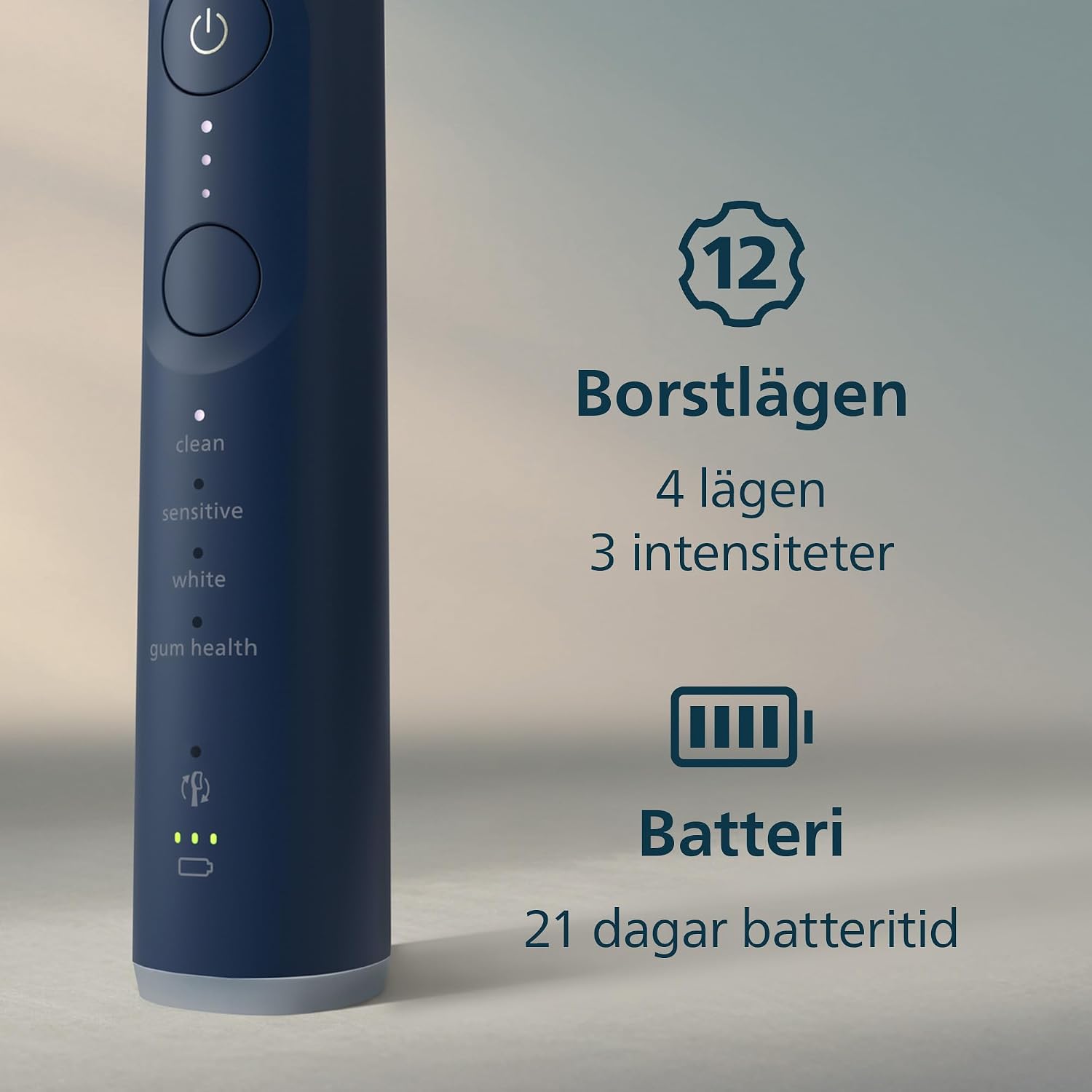 Thumbnail 6 de Philips Sonicare 7100 HX7423/01 eltandborste med app och tryckvarning