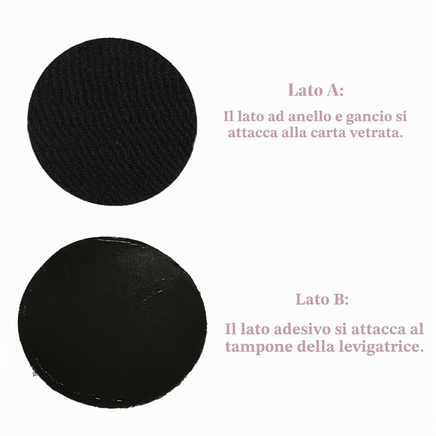 Thumbnail 2 de WOMGF 2 Pezzi Platorello da 125mm Autoadesivi - Dischi Abrasivi da 125 mm