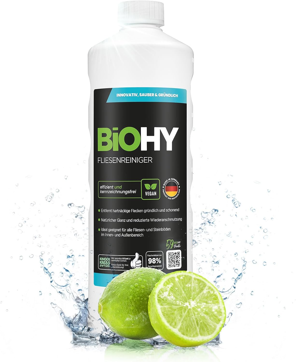 Detalle de BIOHY K13304 tegelreiniger, geconcentreerd en biologisch afbreekbaar, 1 l