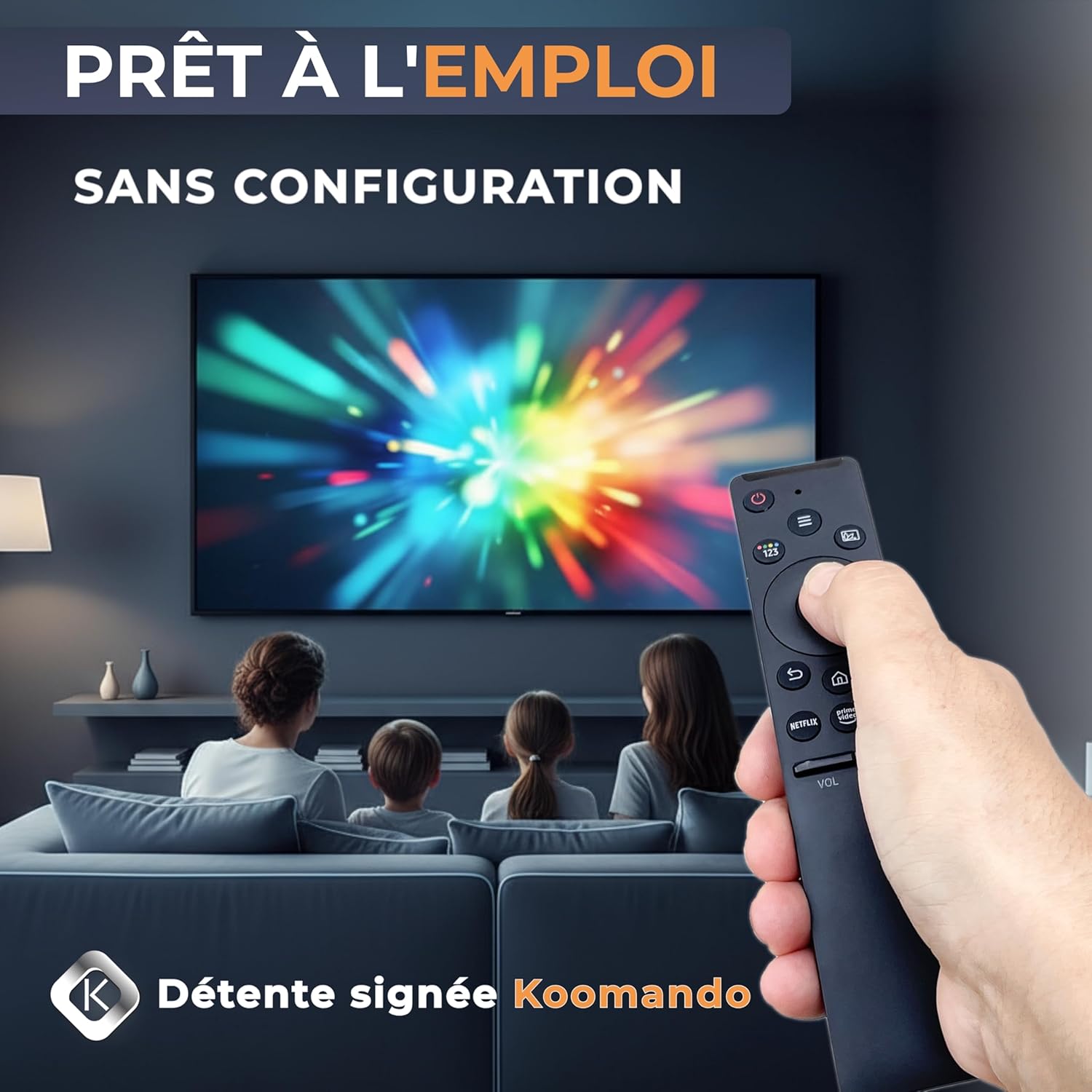 Thumbnail 1 de Koomando Télécommande Universelle BN59 TM pour Samsung 2015-2025 – prêt à l’emploi et sans programmation