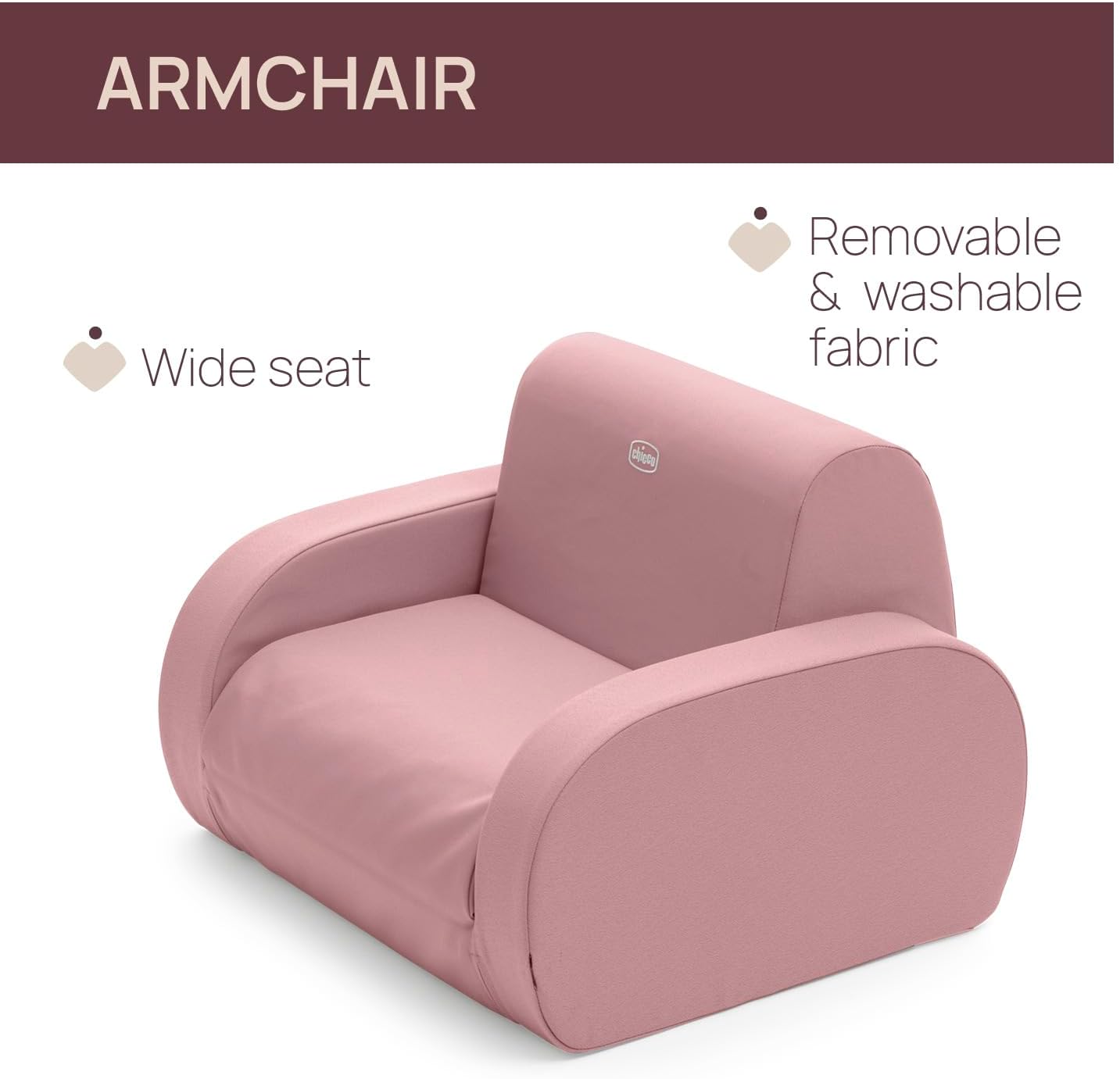 Thumbnail 5 de Chicco Twist Fauteuil enfant transformable en chaise longue et canapé (12 mois et +) avec 3 configurations