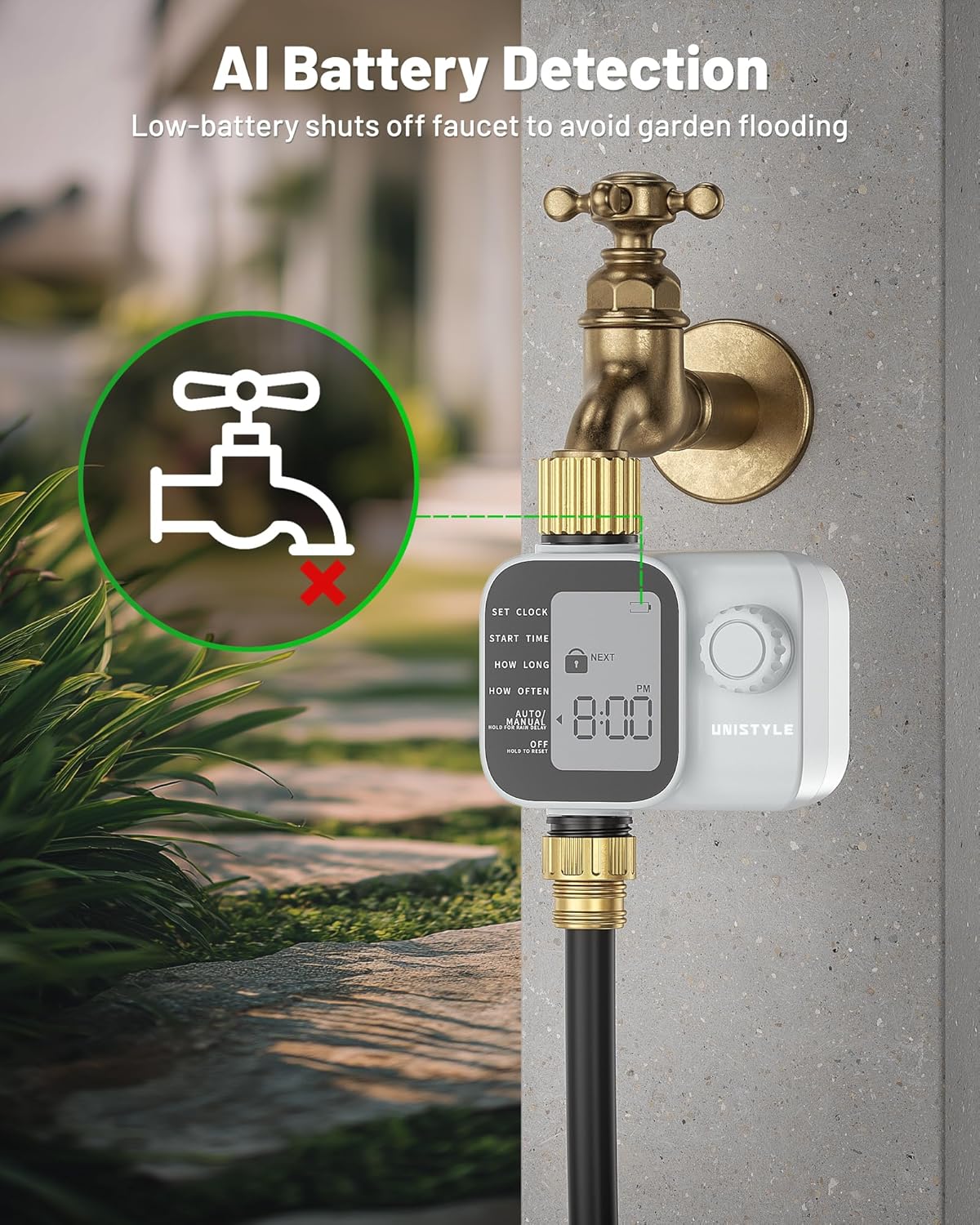 Thumbnail 6 de [2026 All-New] Water Timer by Unistyle: Brass Inlet Hose Timer for Irrigation
