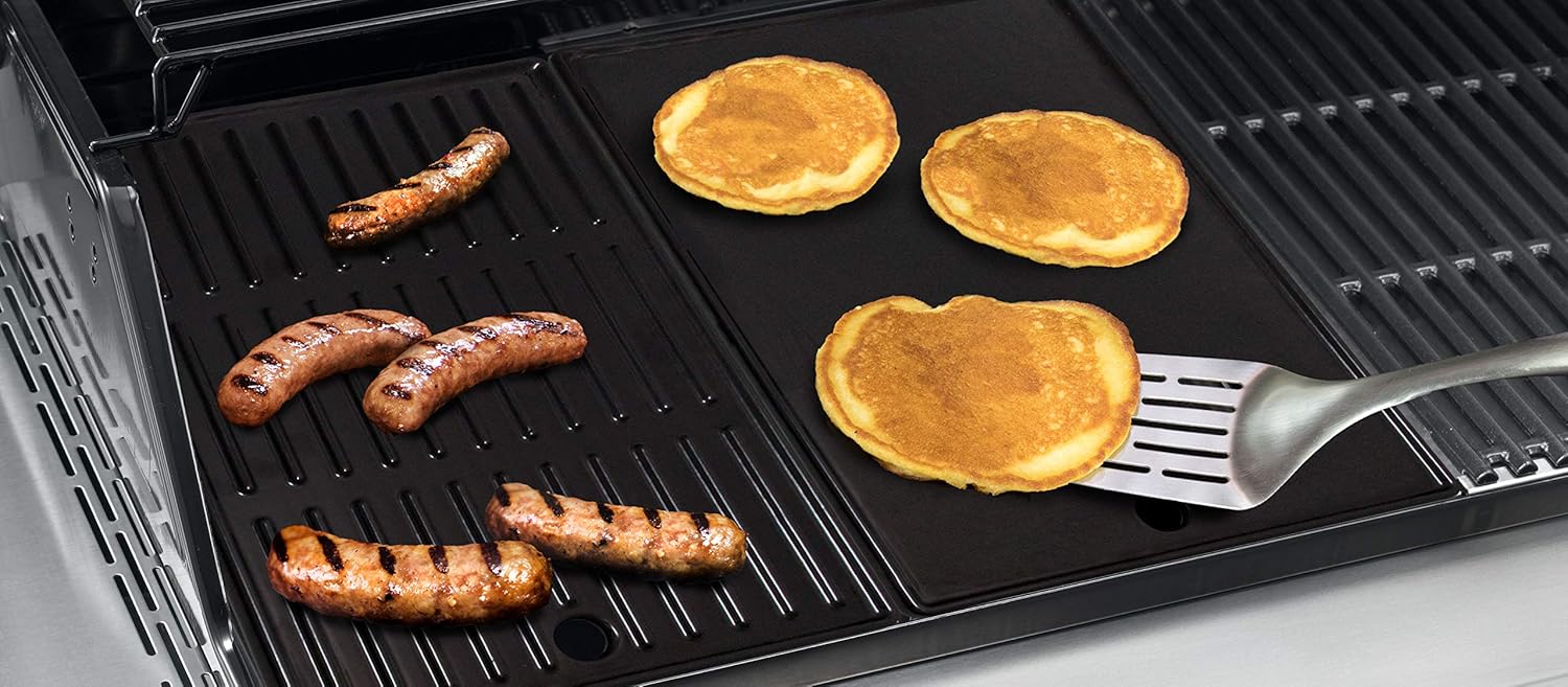 Detalle 2 de Char-Broil 140012 - Plancha 2 Quemadores Negra 🍔