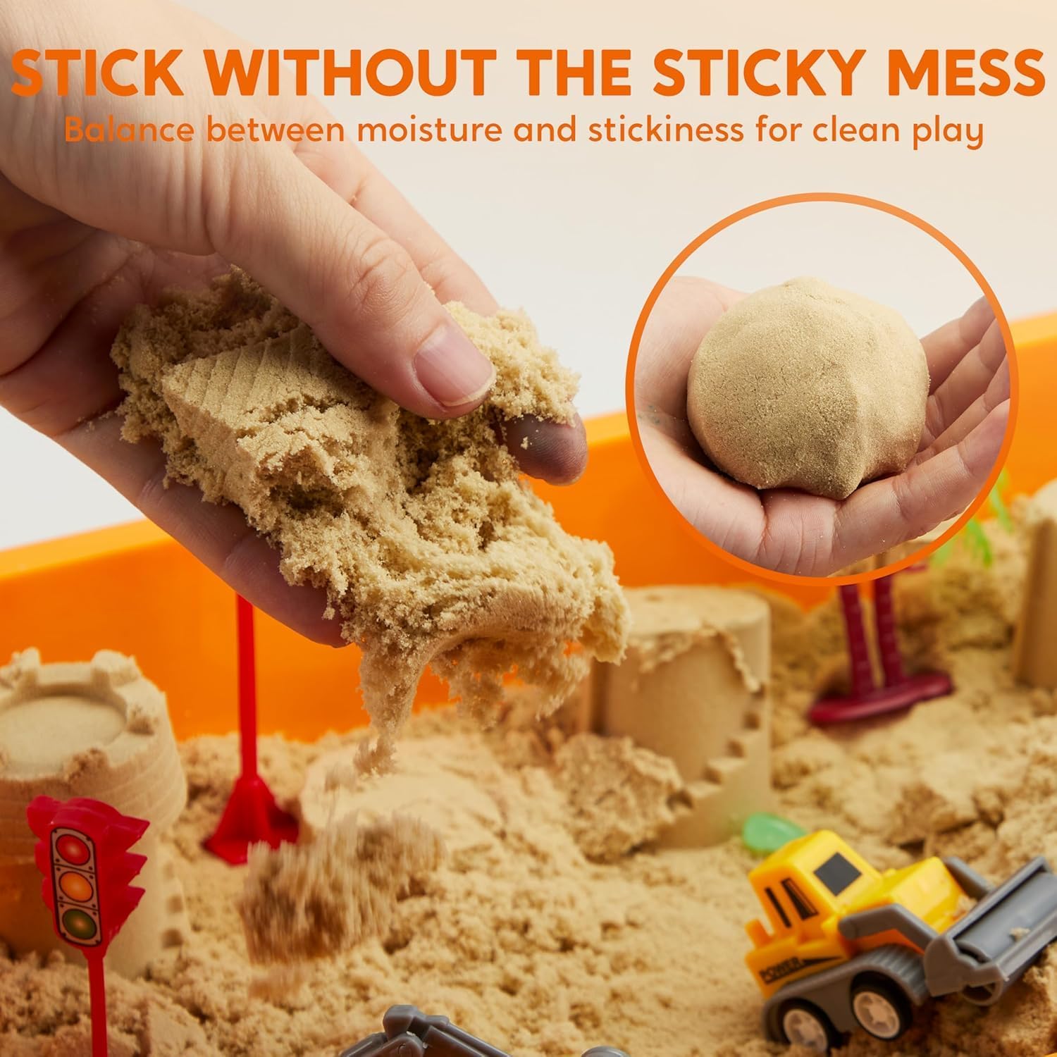 Detalle de Klever Kits Construction Sensory Bin with Glow Rocks