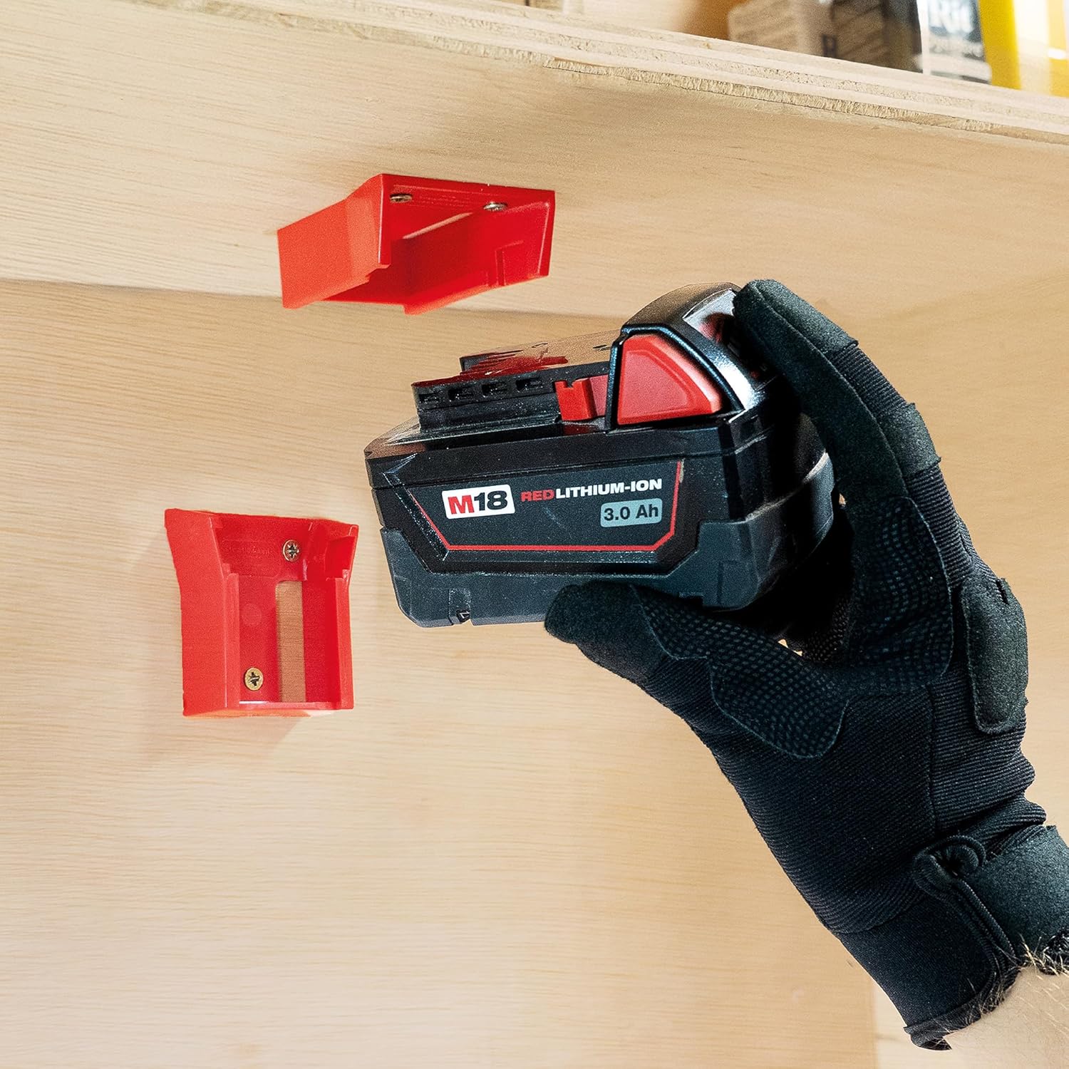 Thumbnail 5 de StealthMounts Supports de Batterie Milwaukee 6 pièces
