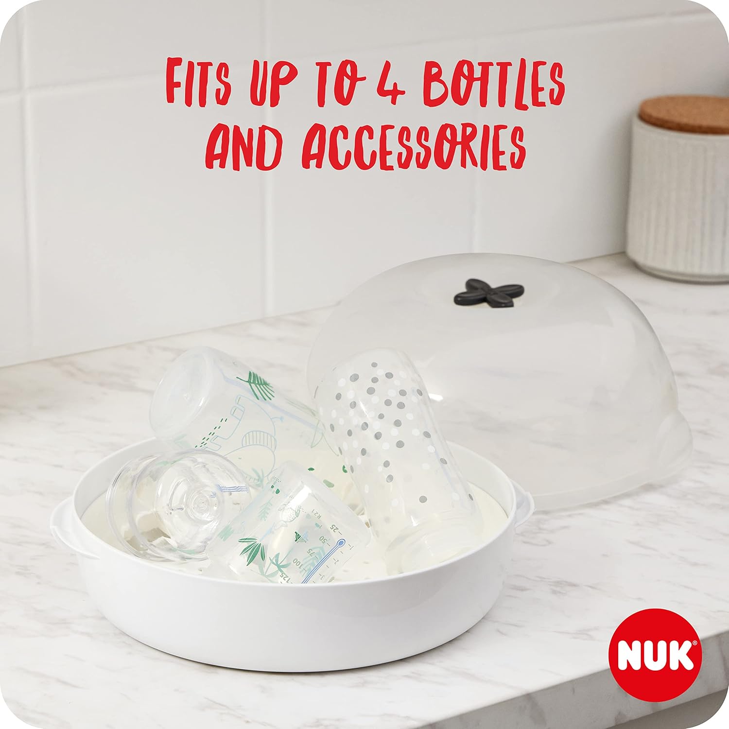 Detalle de NUK Micro Express Plus microwave steriliser