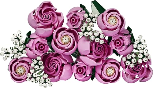 Thumbnail 10 de LEGO Botanicals Rosa Rosenstrauß 10374 – Kunstblumen DIY-Deko für Erwachsene