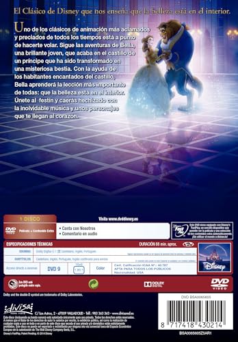 Detalle de La Bella Y La Bestia (DVD) de Divisa Films