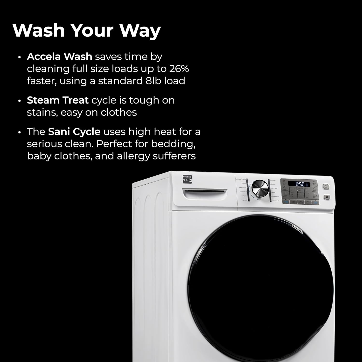 Detalle de Kenmore Front-Load Washer 4.5 cu. ft.