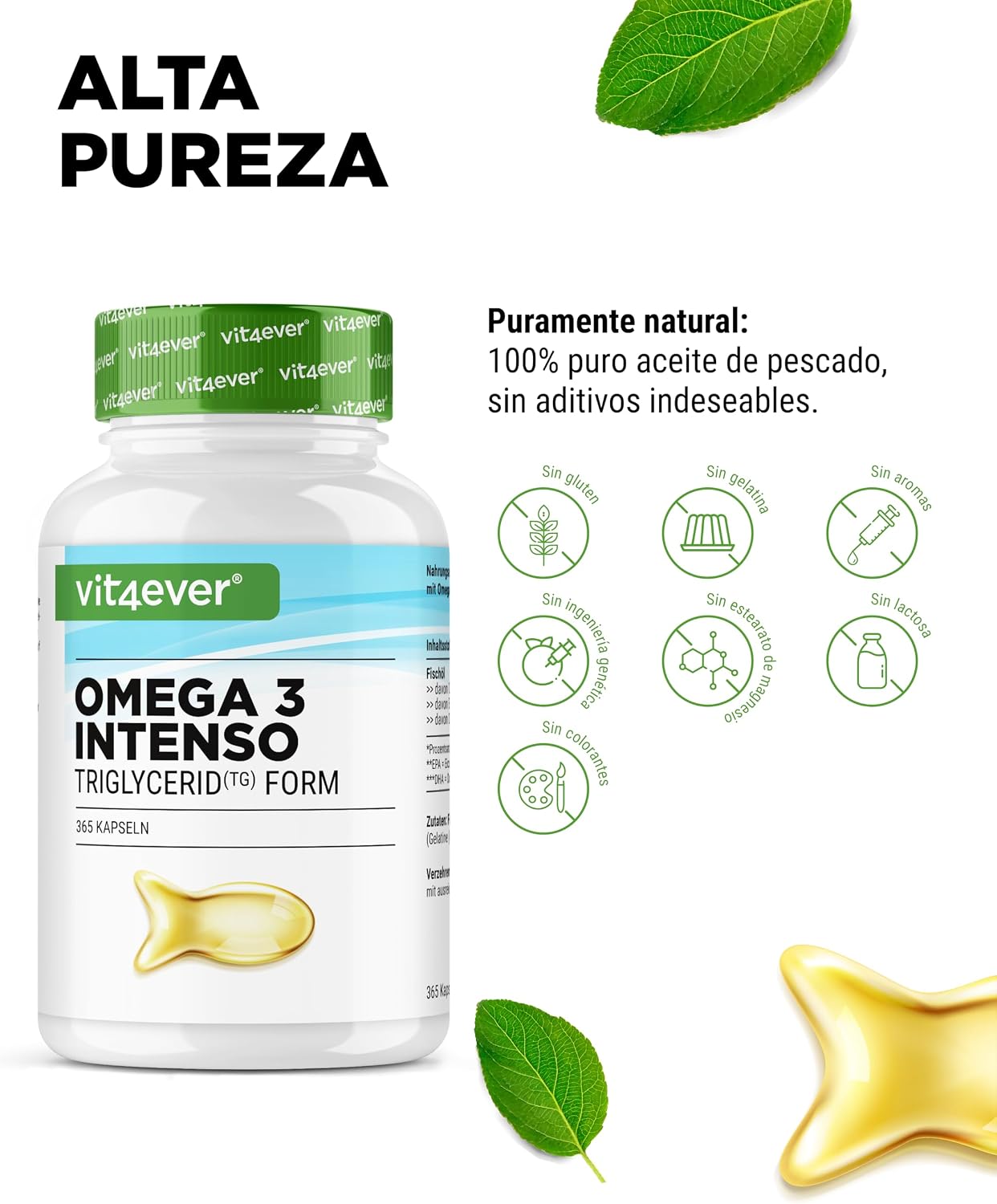 Detalle 1 de Omega 3 Premium Einem 80% Omega 3