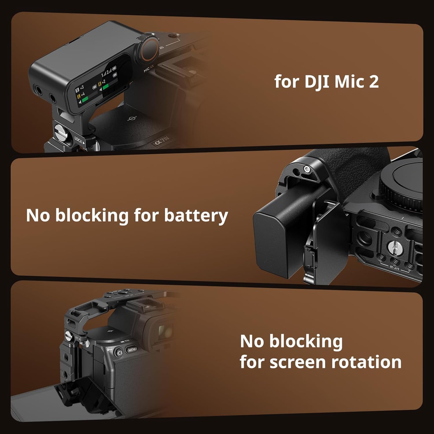 Detalle 2 de SMALLRIG Cage A7 V 5583 pour Sony