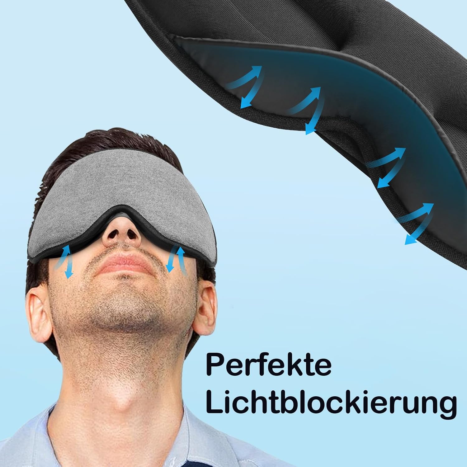 Thumbnail 4 de INNELO Schlafmaske für Seitenschläfer 15°