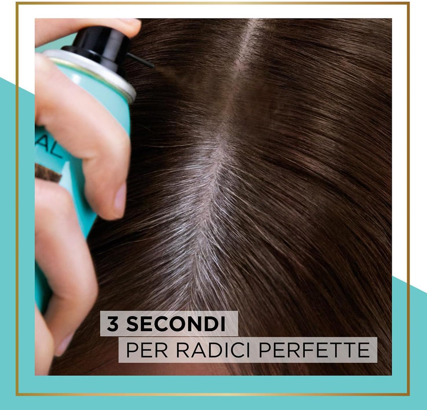 Detalle de L'Oréal Paris Spray Ritocco Perfetto, Spray Istantaneo per Radici e Capelli Bianchi – Biondo Scuro, 75 ml