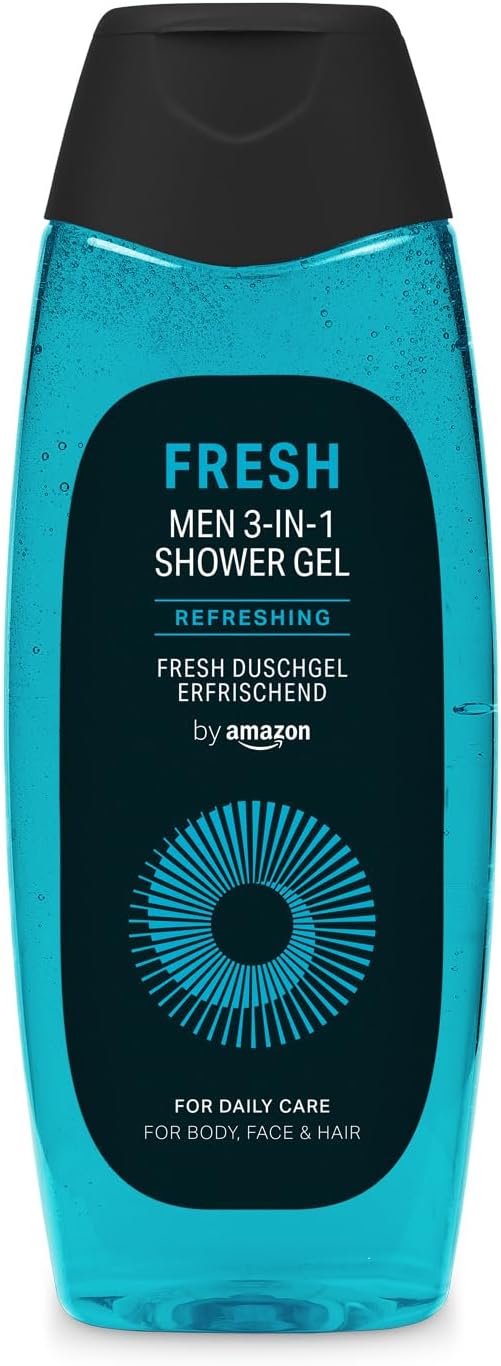 Detalle 2 de by Amazon Gel douche Fraîcheur 3-en-1 pour homme — 2 × 500 ml