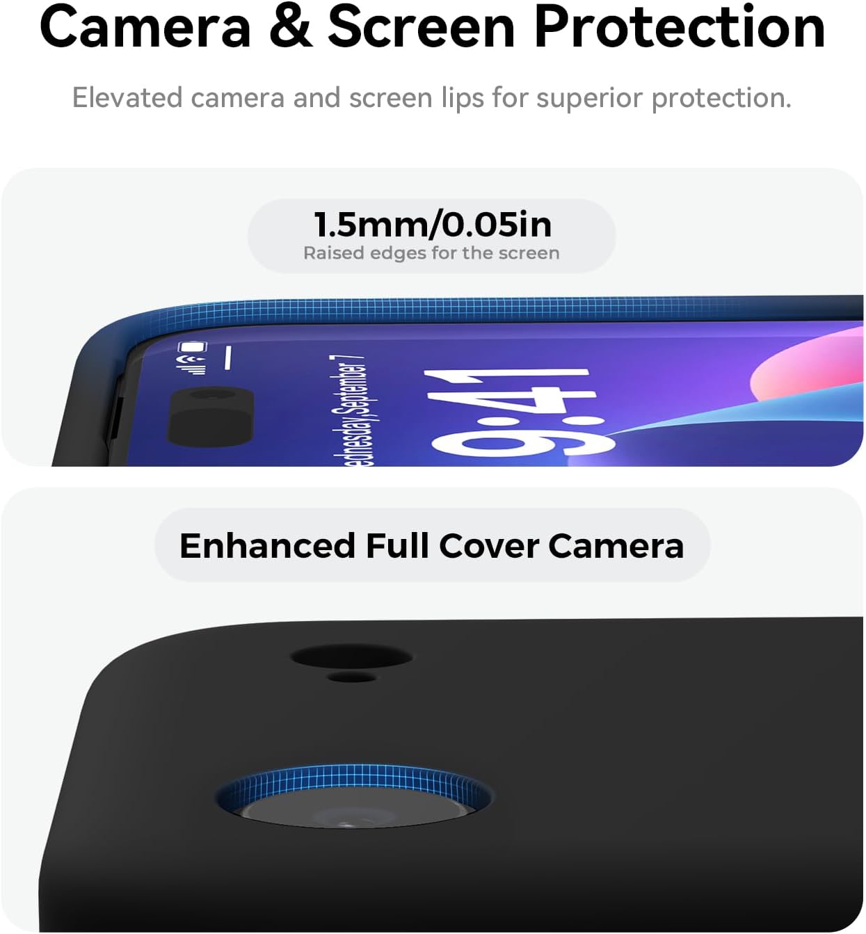 Thumbnail 6 de AOTESIER iPhone 17 Airケース シリコーン製・カメラ全面保護・マイクロファイバー裏地