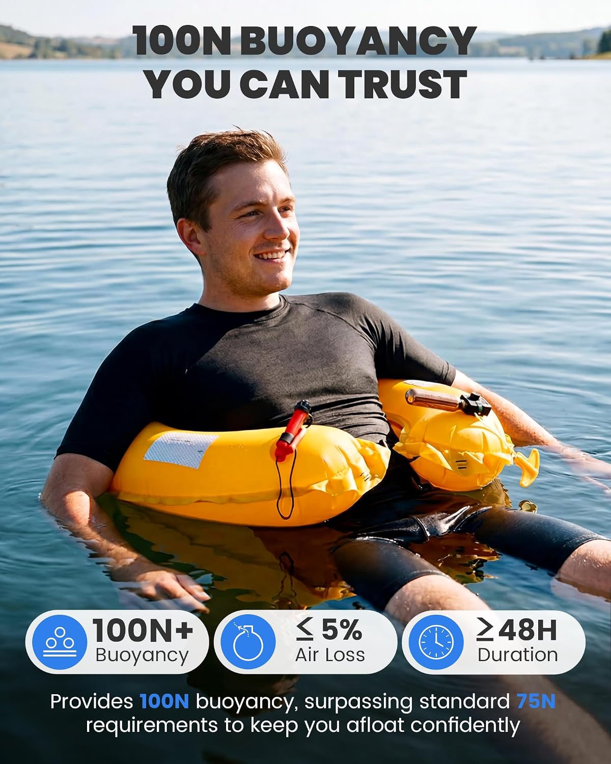 Detalle 2 de Owntop Inflatable Belt Pack with 24g CO2 Cylinder