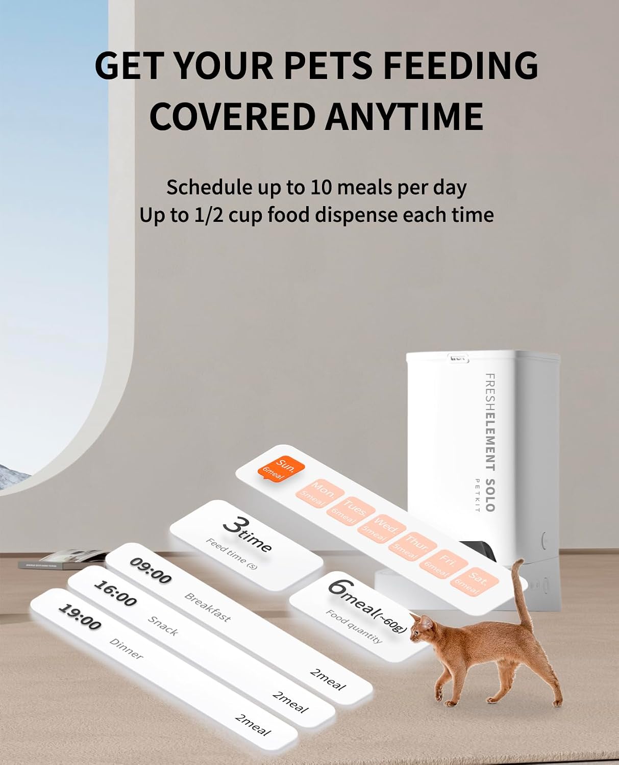 Detalle 1 de PETKIT Automatic Cat Feeder