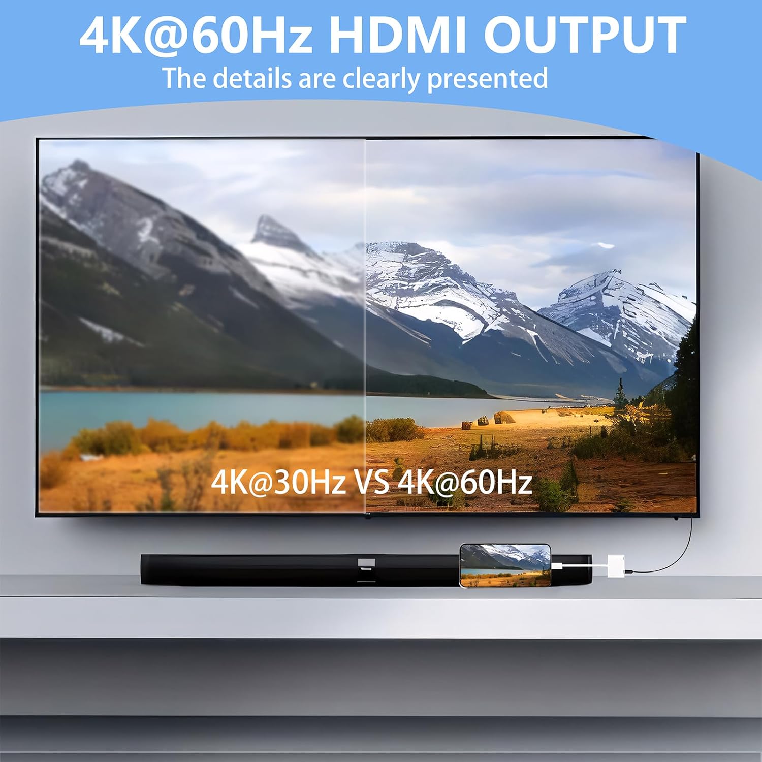 Thumbnail 3 de Kinhaly USB C to HDMI Adapter 4K