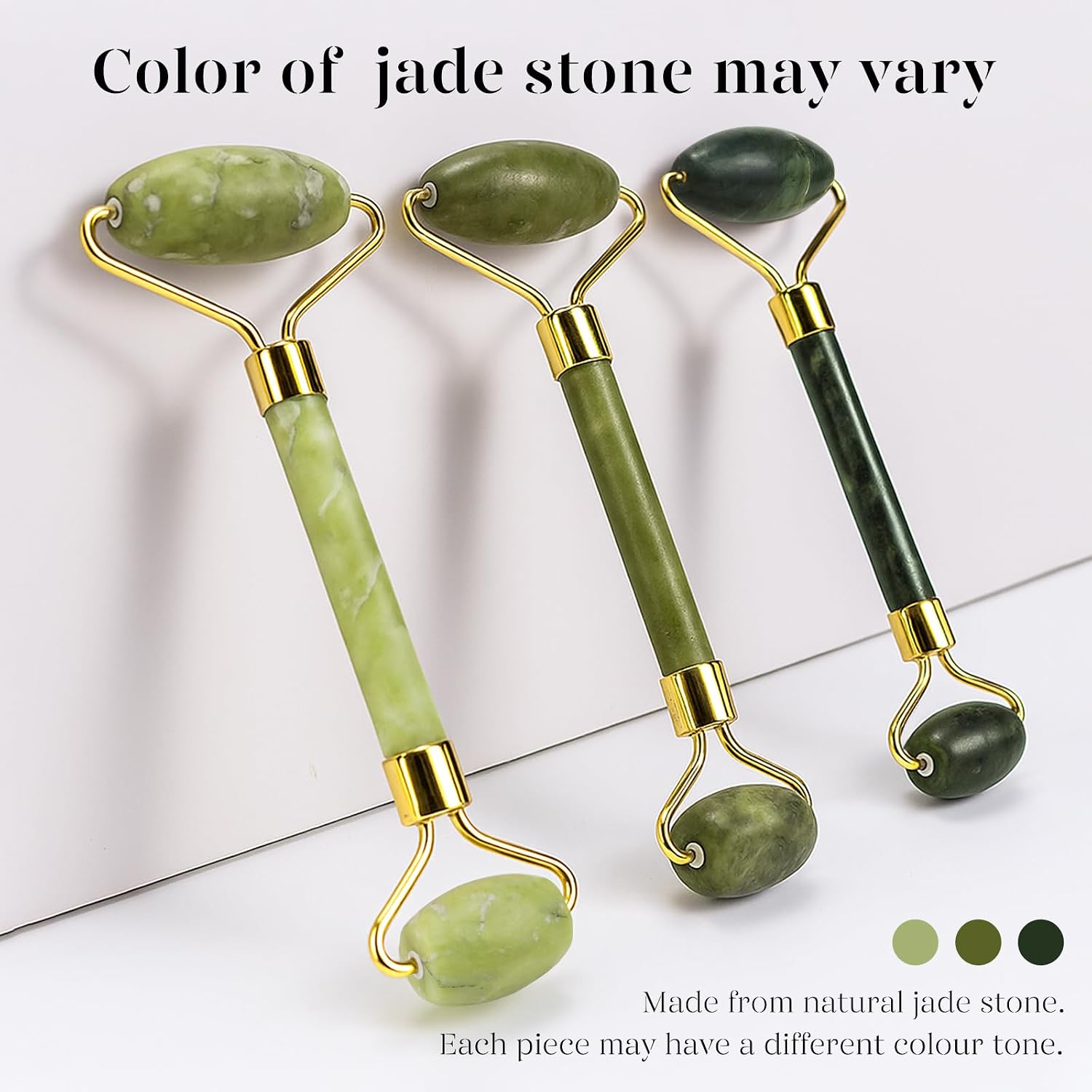 Thumbnail 6 de BAIMEI IcyMe Natural Jade Gua Sha & Face Roller Set