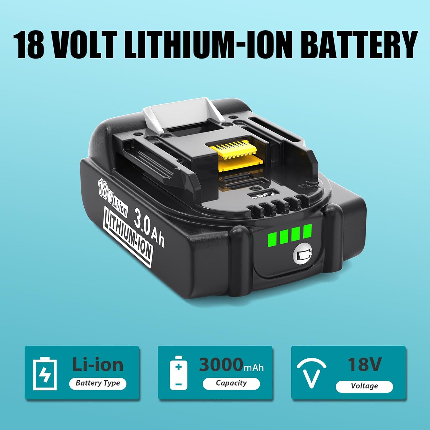 Thumbnail 2 de Moautodc Batteria 18V 5Ah per Bosch