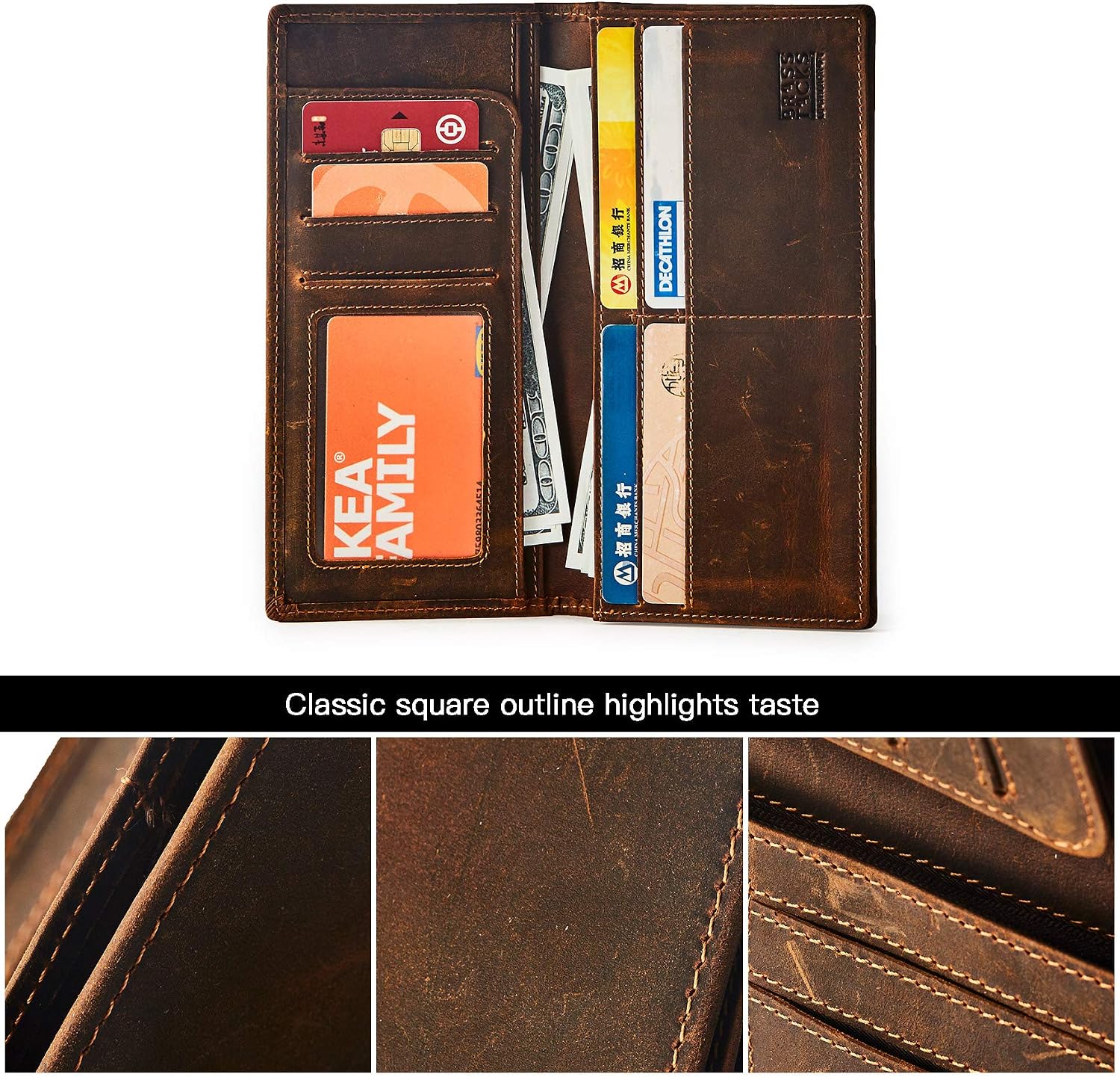Thumbnail 4 de BRASS TACKS Leathercraft Long Wallet