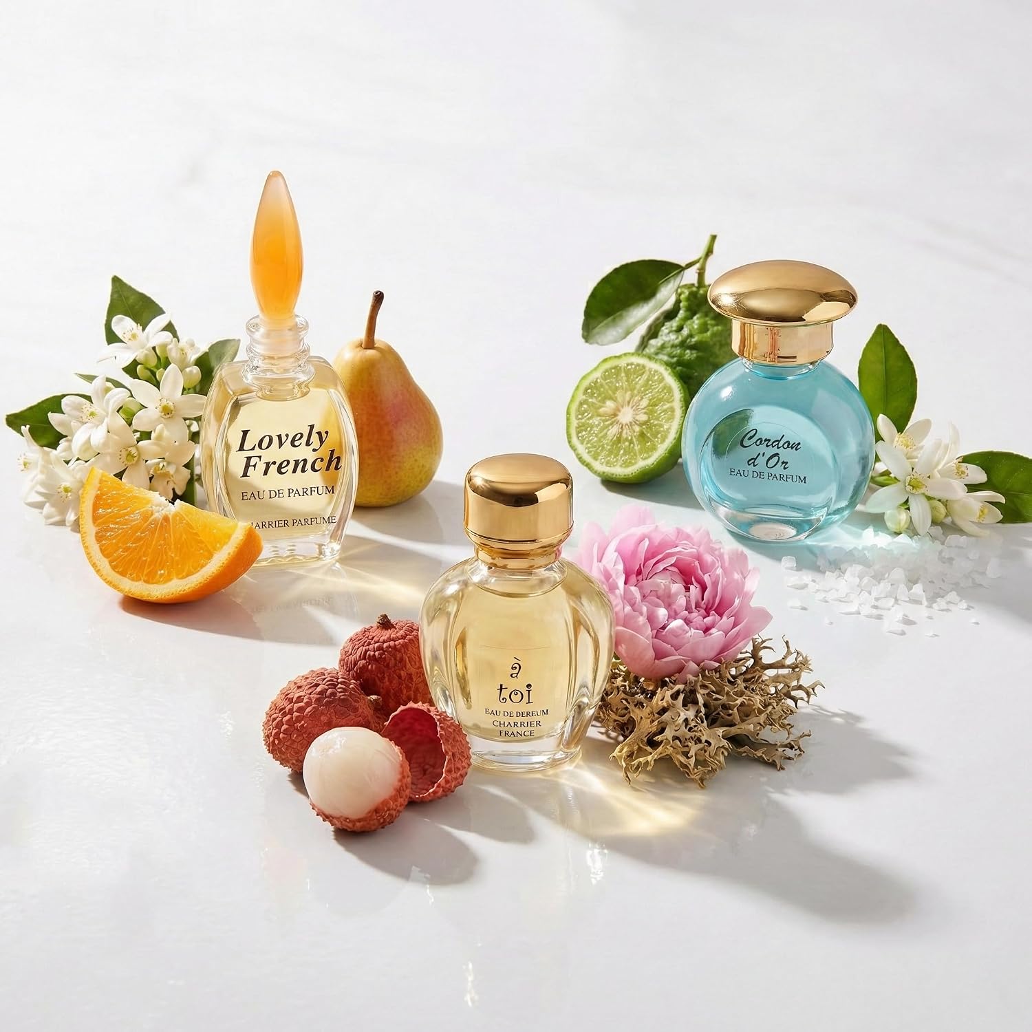 Detalle de Charrier Parfums Collection Precieuse – 10 Miniaturen Eau de Parfum, 58,8 ml