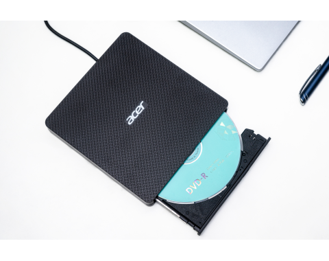 Detalle 2 de Grabadora Acer de CD/DVD portátil con USB-C