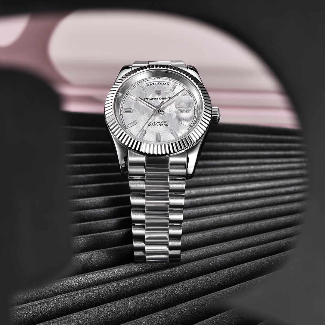 Thumbnail 4 de Pagani Design PD1783: Orologio da uomo classico in acciaio inox, movimento NH36A e vetro zaffiro
