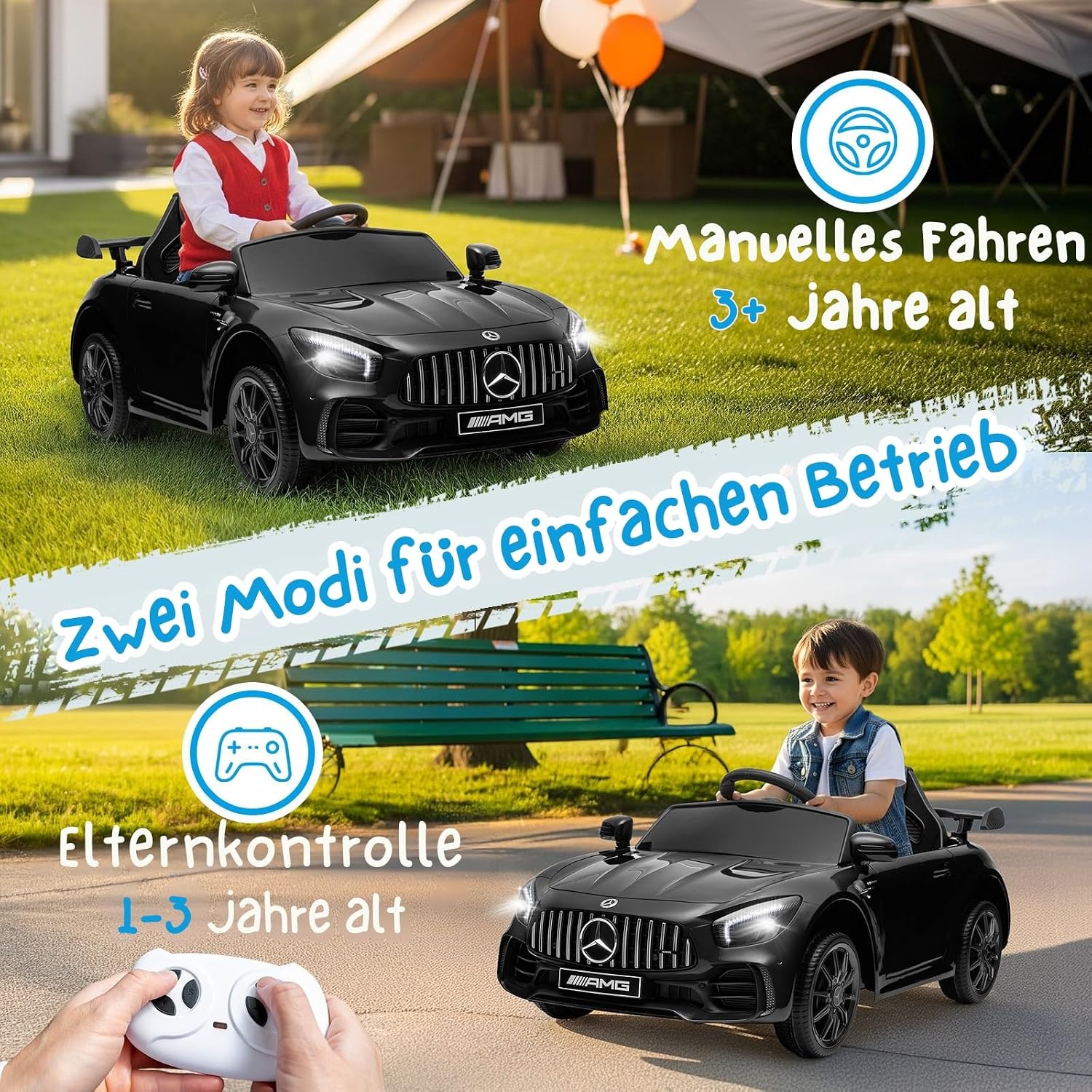 Thumbnail 2 de LEADZM 12V Kinder Elektroauto mit Fernbedienung