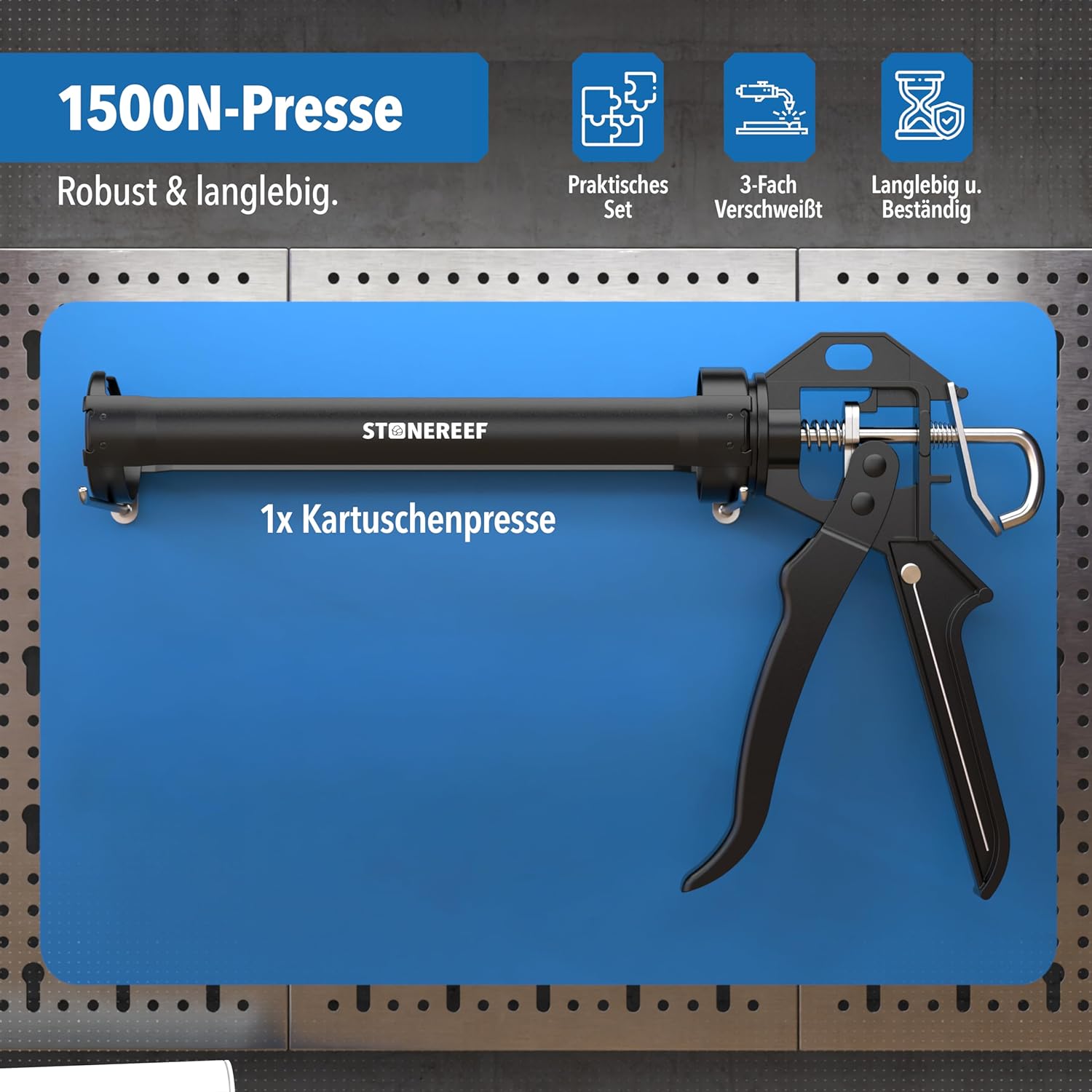 Detalle 2 de STONE REEF 9 Zoll Kartuschenpistole für Dichtstoffe