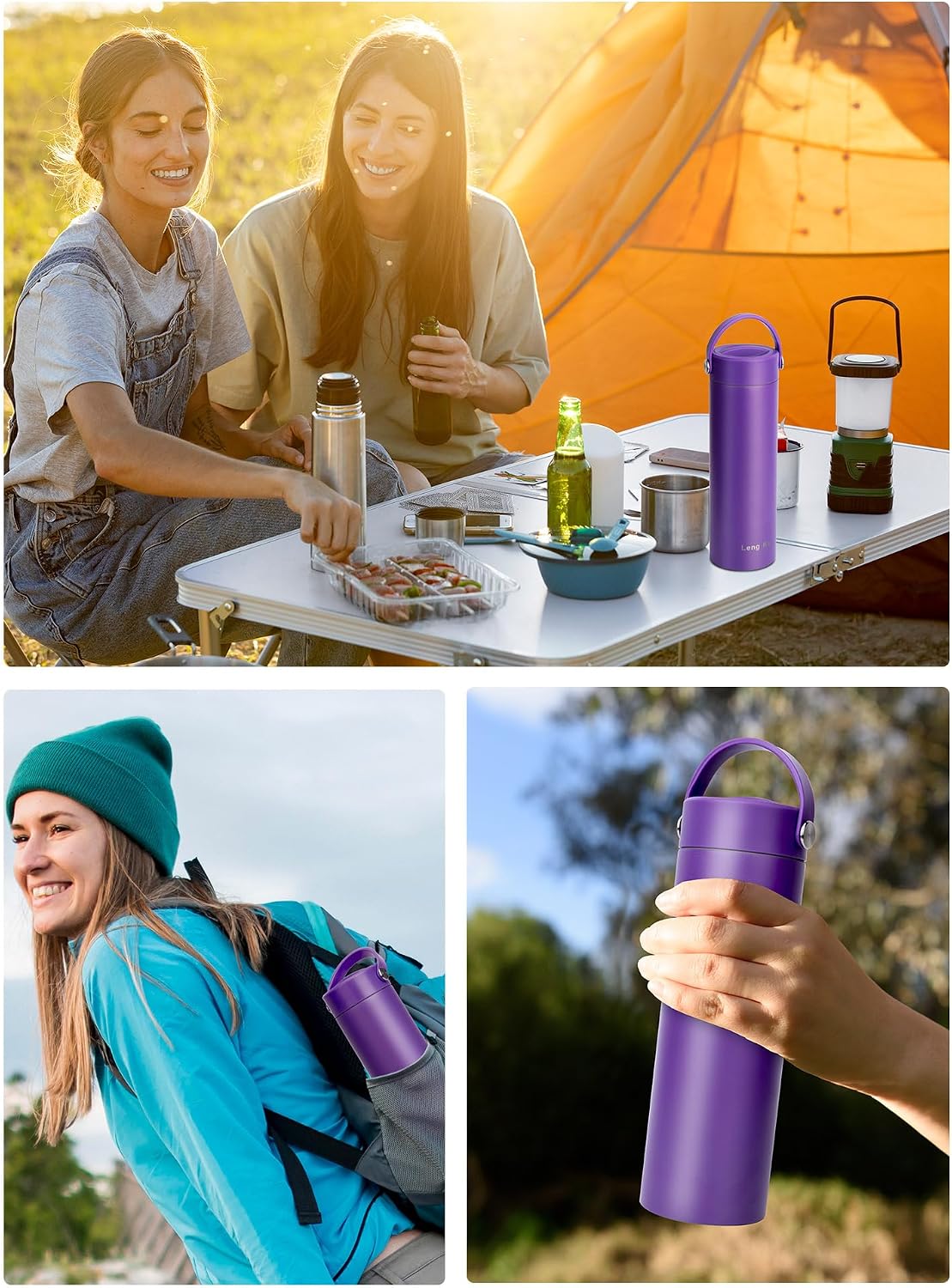 Thumbnail 6 de SUNMON Insulin Cooler Travel Case, TSA-Approved, Purple, Holds 1–5 Pens