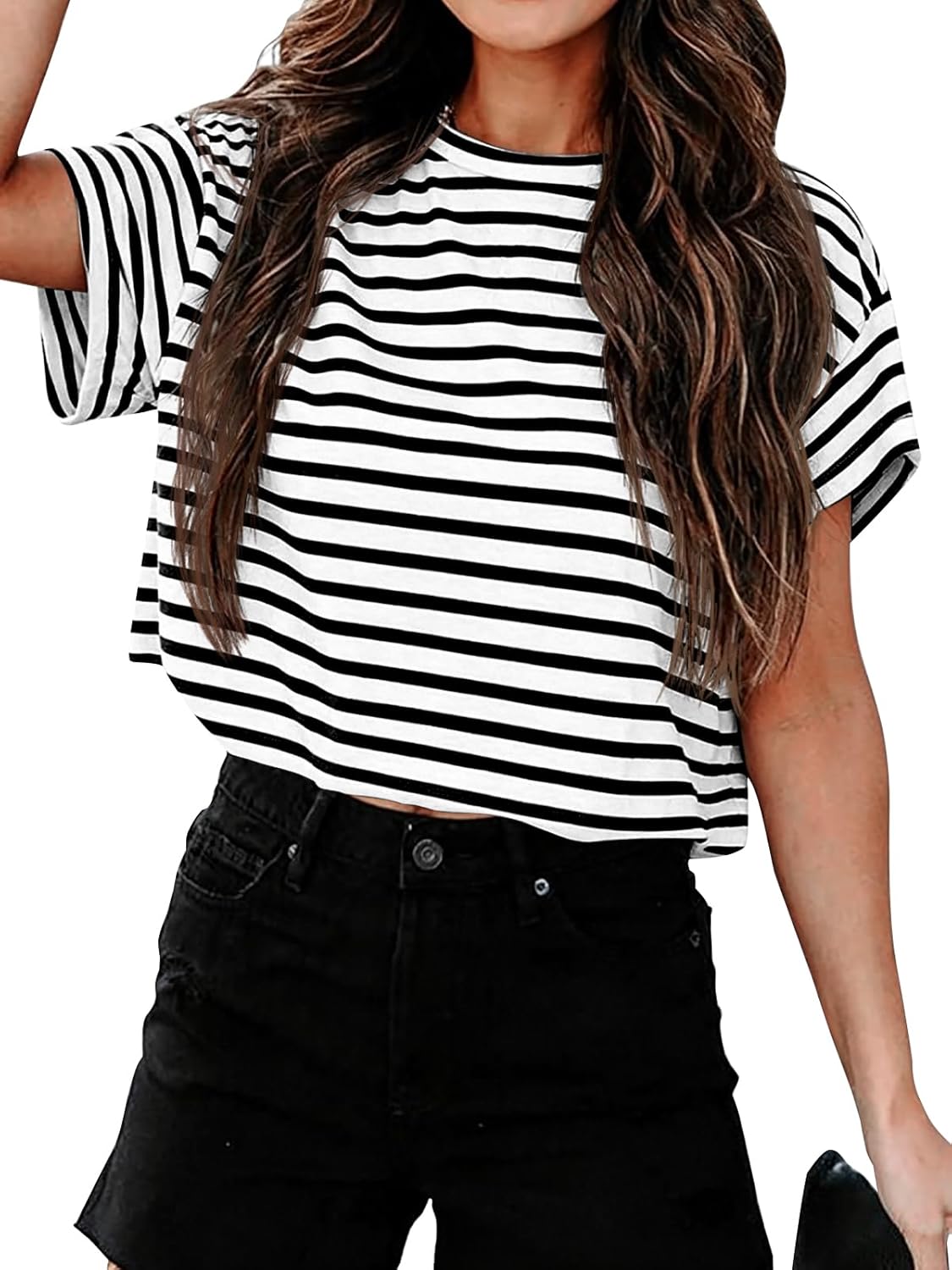 Thumbnail 5 de Tankaneo Women Cropped T-Shirt, crew neck